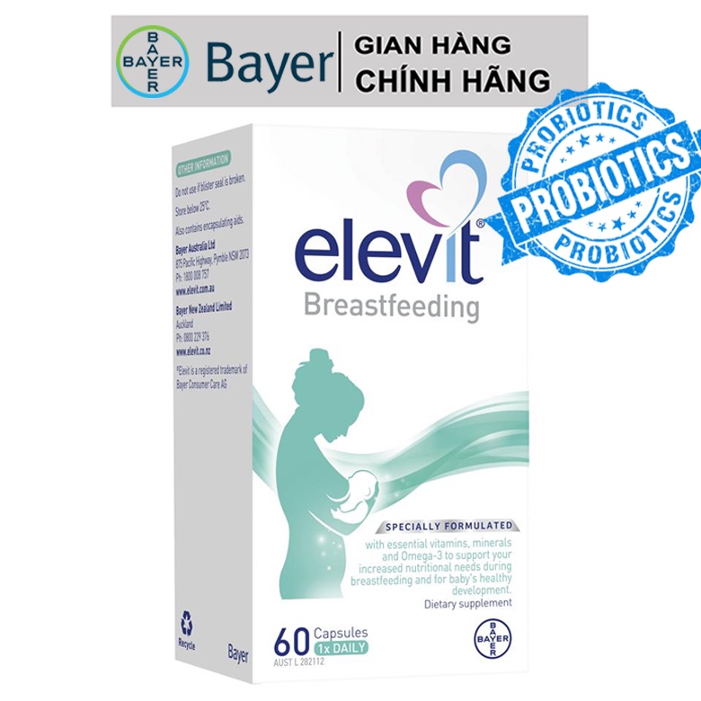 Elevit bú Breastfeeding Úc