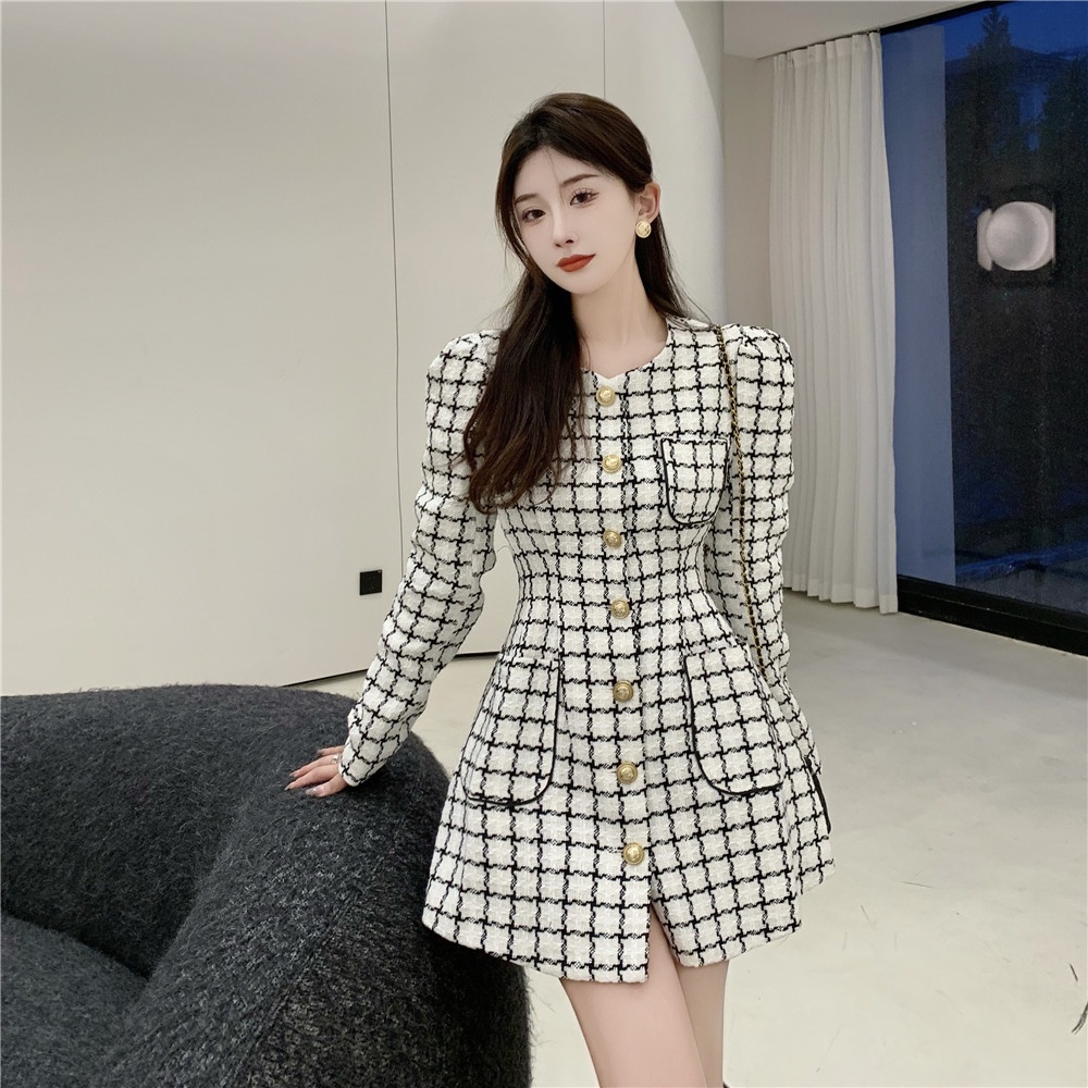 Đầm tay dài thu đông Emilyshop ulzzang