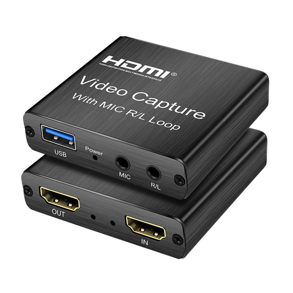 Thẻ ghi video 4K để phát trực tiếp HDMI tương thích với Bảng ghi video USB 2.0 Game Record Broadcast HD 1080P