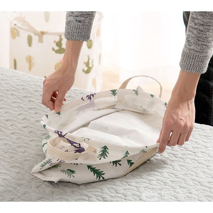 Giỏ Đựng Đồ JUJIAJIA Đa Năng Siêu Lớn Làm Bằng Vải Chống Thấm Nước