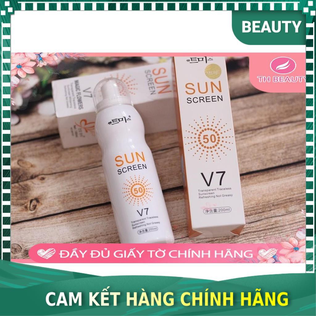 [Chính hãng 100%] Xịt chống nắng Makeup V7