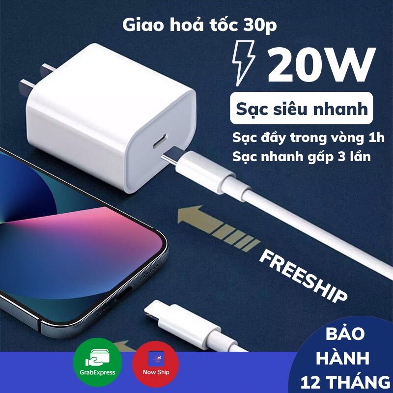Sạc Nhanh Iphone Củ Sạc Nhanh Siêu Bền Siêu Tốc Dành Cho Các Dòng Máy Iphone Sun.z