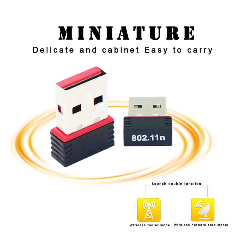 Đầu nhận tín hiệu kết nối card mạng wifi không dây mini USB 2.0 150Mbps MT7601 | BigBuy360 - bigbuy360.vn