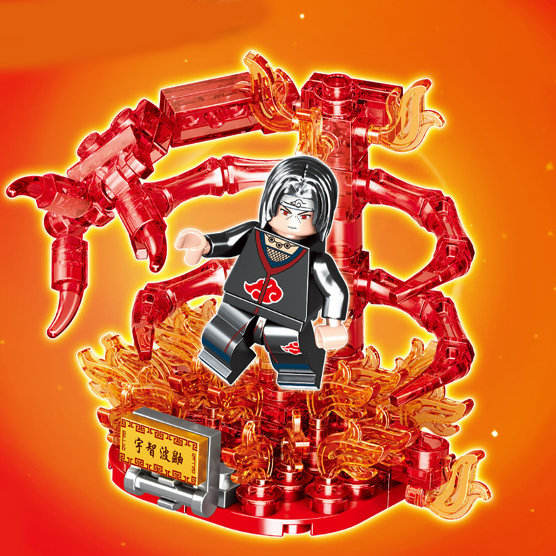 Mô Hình Lắp Ráp Lego Hình Nhân Vật Naruto Sasuke Kakashi Itachi Hj138