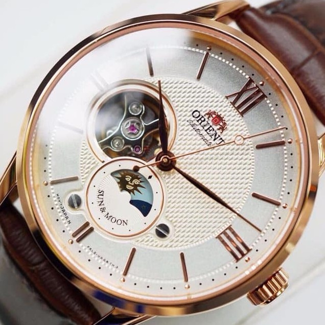 ĐỒNG HỒ NAM ORIENT SUN MOON GEN 4 RA-AS0003S10B CHÍNH HÃNG