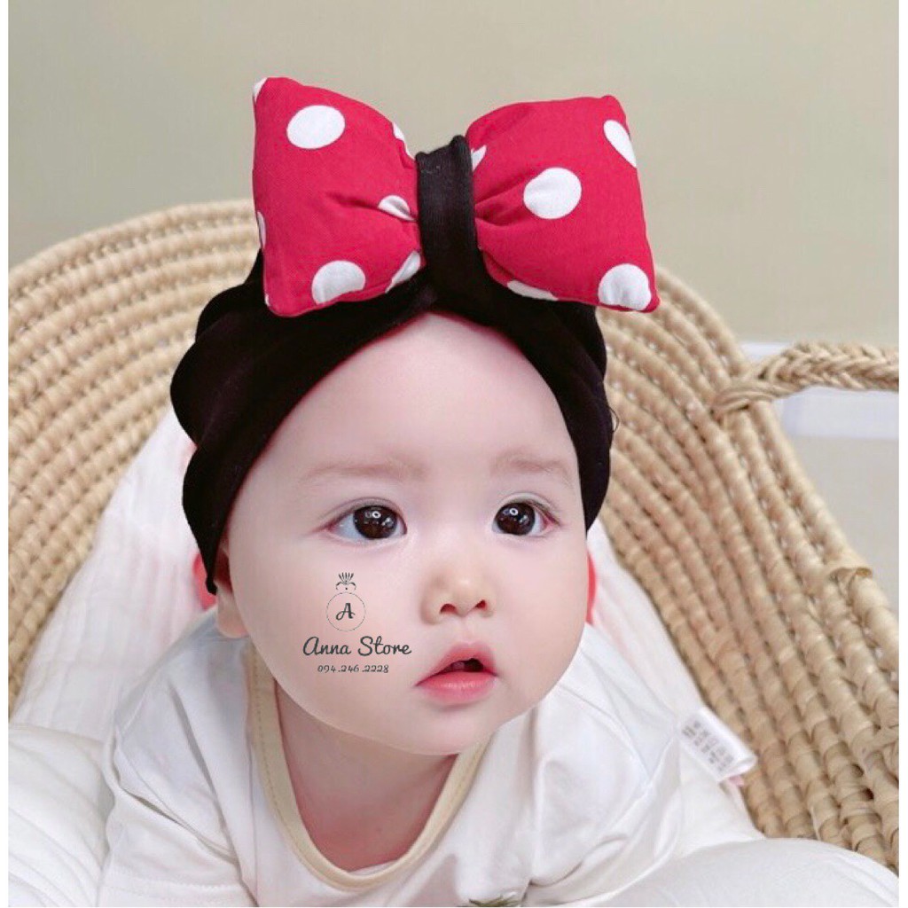 BDA 14 : Turban cho bé - Chất cotton mềm mại. 5-15m