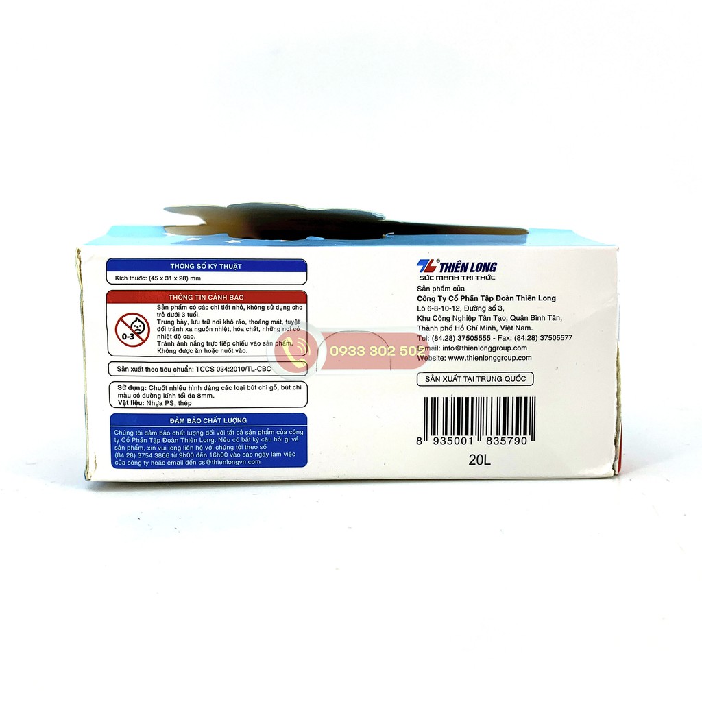 [Chính hãng] Chuốt chì Điểm 10 phi thuyền Thiên Long (Màu ngẫu nhiên)