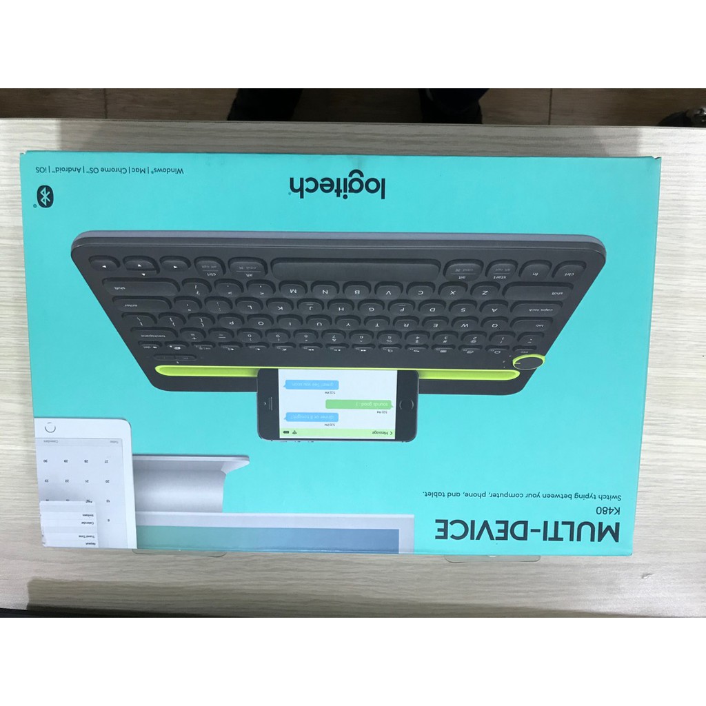 Bàn Phím Bluetooth Logitech K480 Kết Nối 3 Thiết Bị ( Màu Đen)