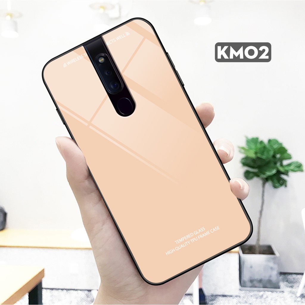 ỐP OPPO kính cường lực cao cấp bền đẹp màu trơn tự chọn:R11S/R11S Plus/ R17/R17 Pro/F11/F11 pro/F1s/F5/A79/F7/F9