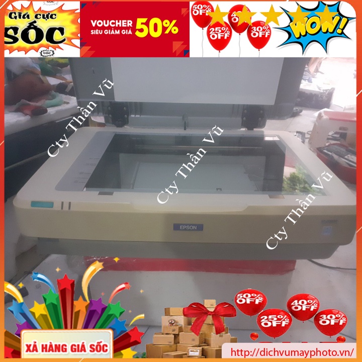 Máy scan cũ khổ A3 A4 Epson GT2000 hàng bền chất lượng đẹp ổn định có bảo hành NOVADO