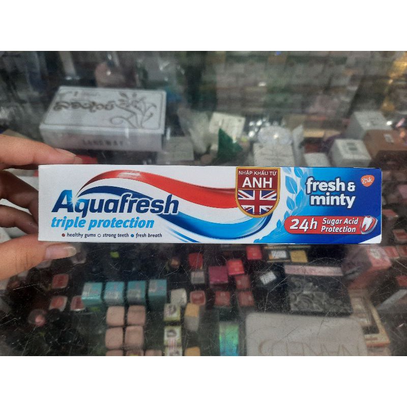 Kem đánh răng Aquafresh fresh &amp; minty – tuýp 100ml