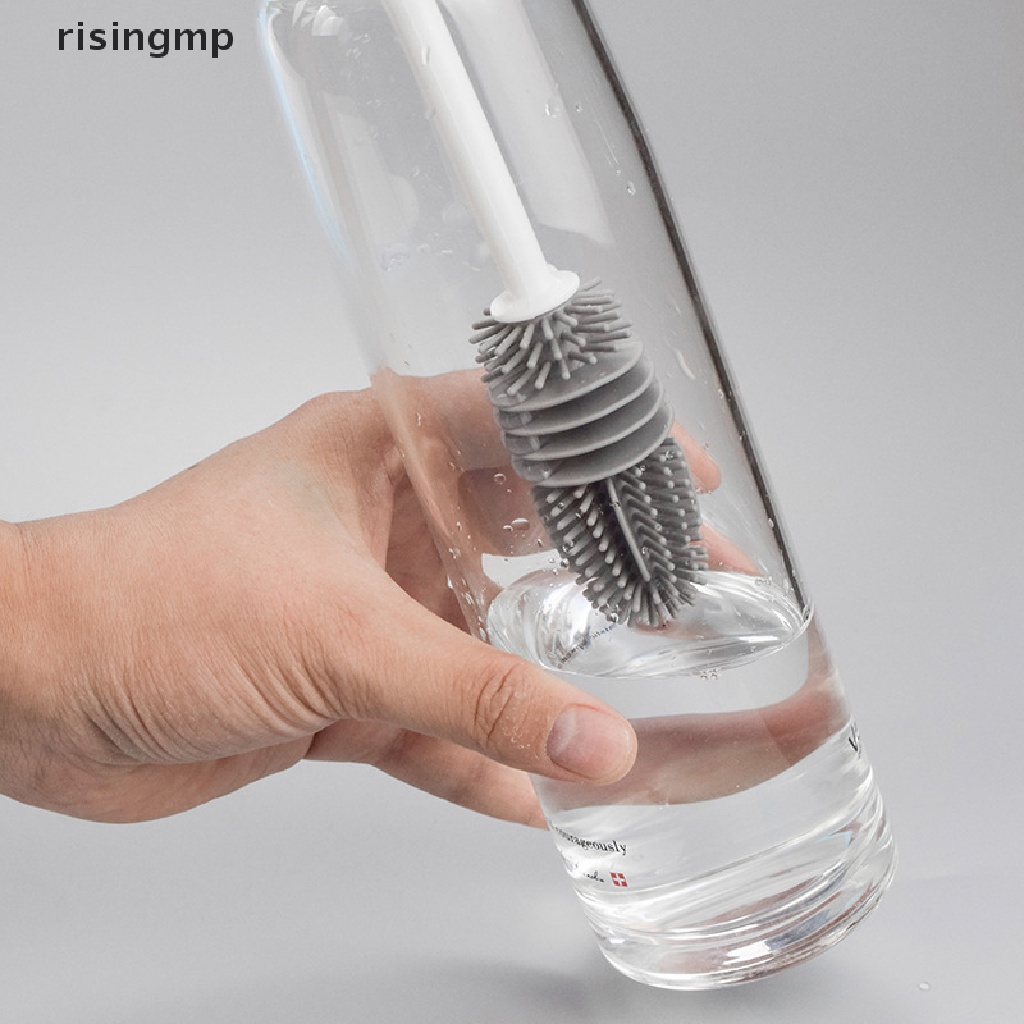 Cọ Silicone Cán Dài Vệ Sinh Ly Cốc Tiện Dụng ♨Trên đó