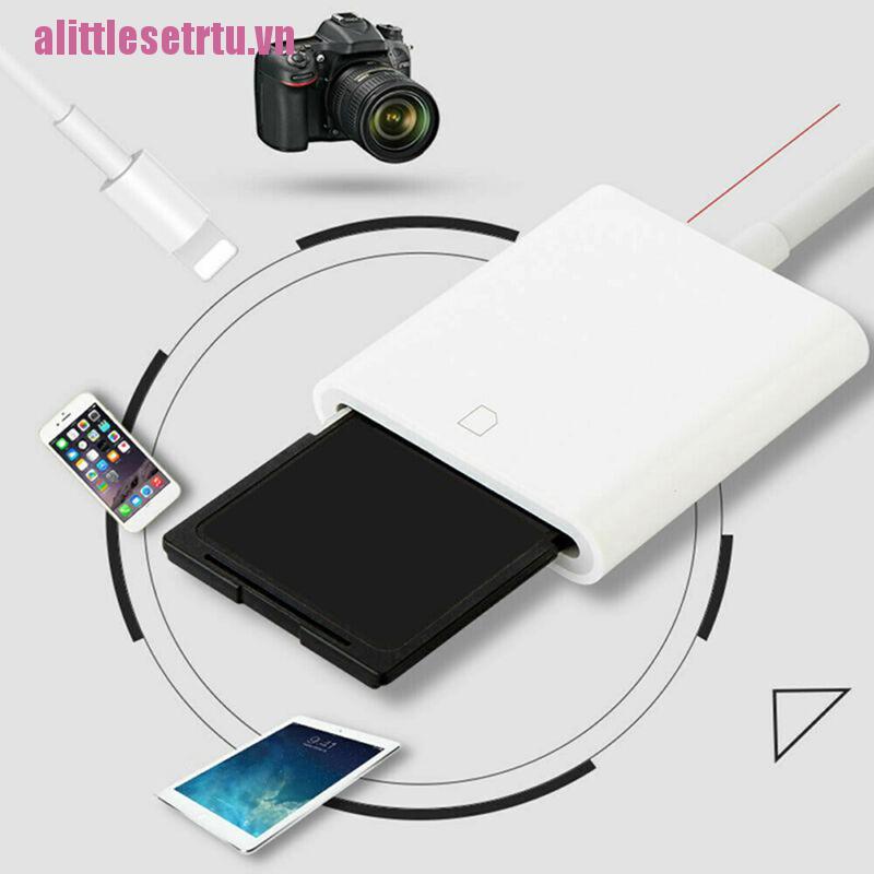 Đầu đọc thẻ nhớ SD OTG nhỏ gọn tiện dụng cho iPhone X Xs Max 8 9 10 Ipad Pro | BigBuy360 - bigbuy360.vn