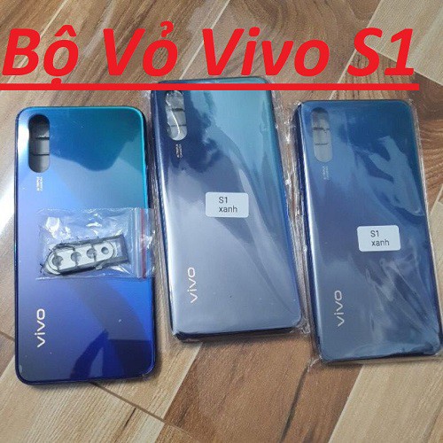 Mã Giảm ELFLASH8 20K Đơn 50K 🌟 Hàng Chính Hãng 🌟 Bộ Vỏ Nắp Lưng Vỏ Vivo S1 Có Kính Camera Zin New