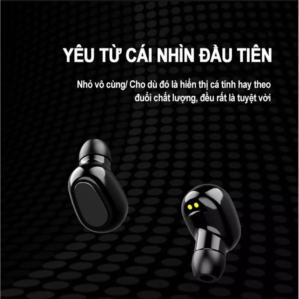 Tai nghe Bluetooth L21 Pro Quốc Tế Nâng Cấp Chip 5.0 âm thanh vòm 9D cho mọi dòng máy