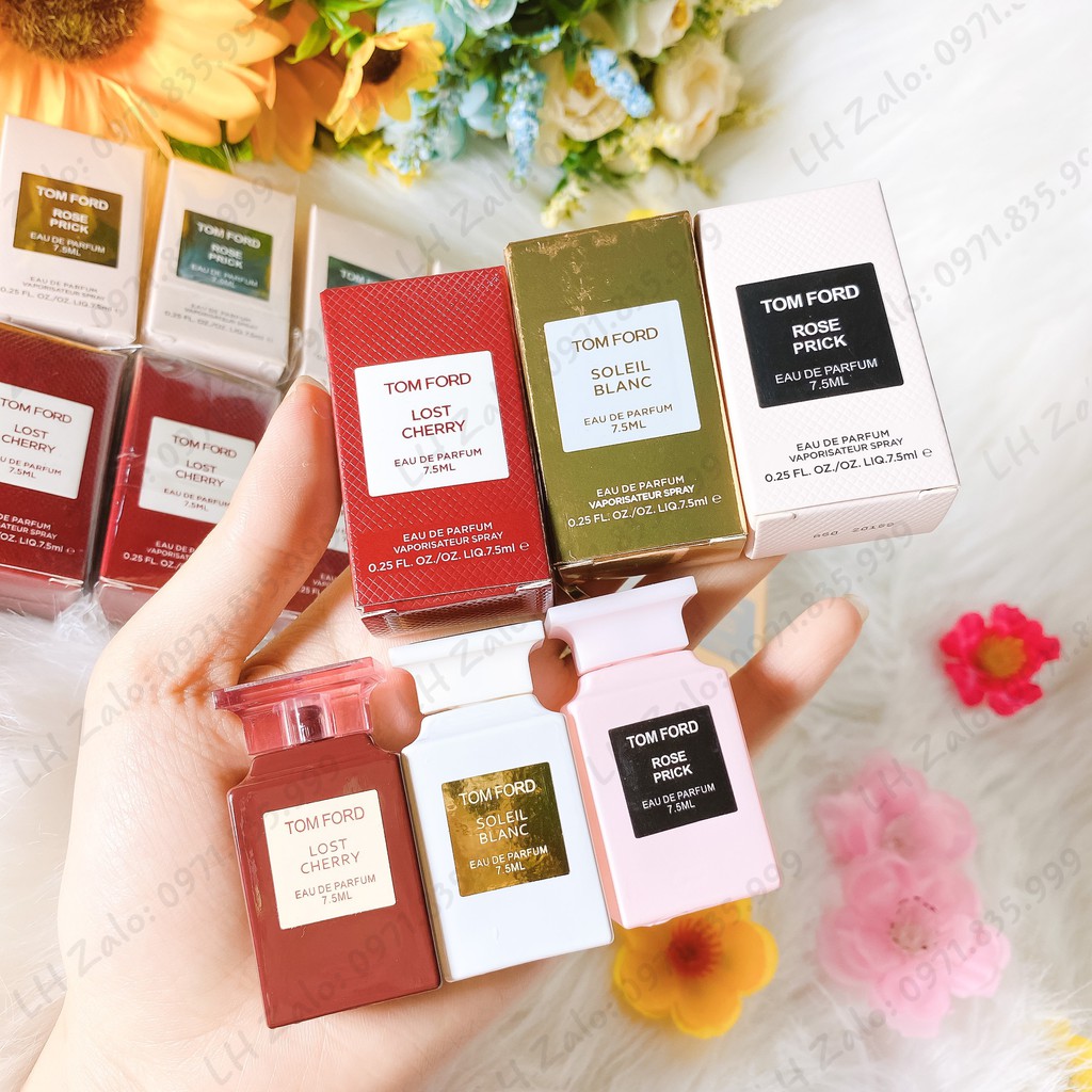 Nước Hoa Tom Ford Mini, Tom ford Lost Cherry 7.5ml Đủ Nam Nữ, Nước Hoa Chính Hãng Đủ Bill
