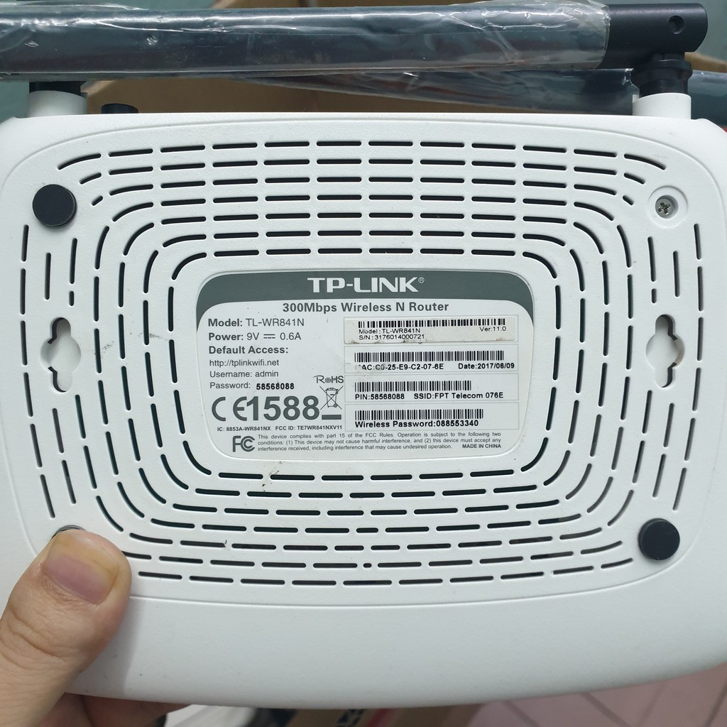 TPLink 2 râu 841N chính hãng Việt Nam, tốc độ 300Mbps, khá đẹp | BigBuy360 - bigbuy360.vn