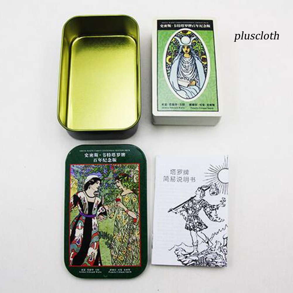 Bộ Bài Tarot Kiểu Cổ Điển Kèm Hộp Sắt