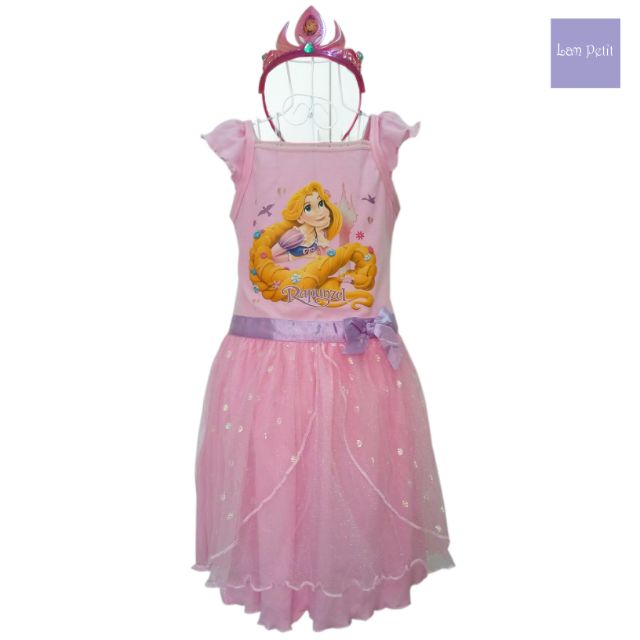 Đầm Rapunzel Công chúa Tóc Mây (hình thật, video)