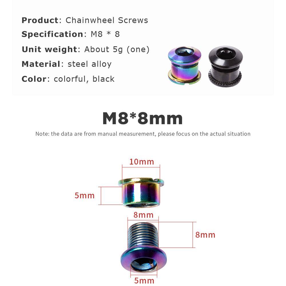 Ốc Vít Đầu Lục Giác Thay Thế Nhiều Màu Sắc Chuyên Dụng Cho Xe Đạp Leo Núi