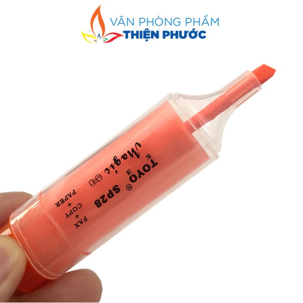 Bút dạ quang highlight Thiên Long nhiều màu cute Toyo THIỆN PHƯỚC