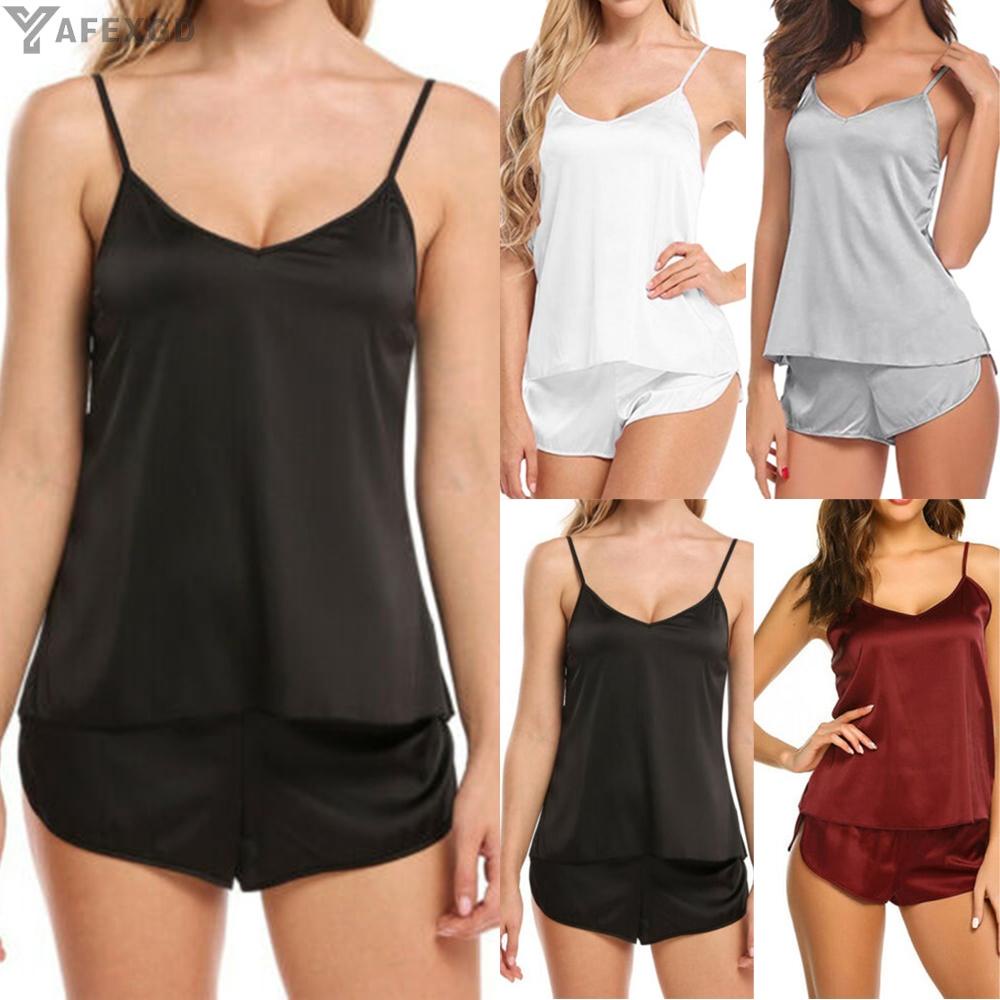 Bộ đồ ngủ 2 món không tay thời trang mùa hè cho nữ | BigBuy360 - bigbuy360.vn