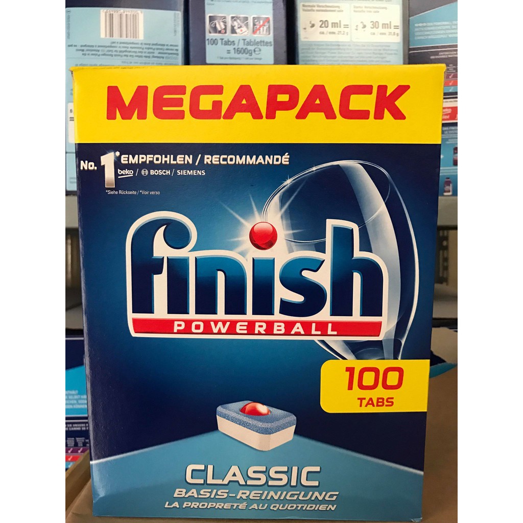VIên Rửa bát finish 110 classicTổng Hợp 3 Thành Phần