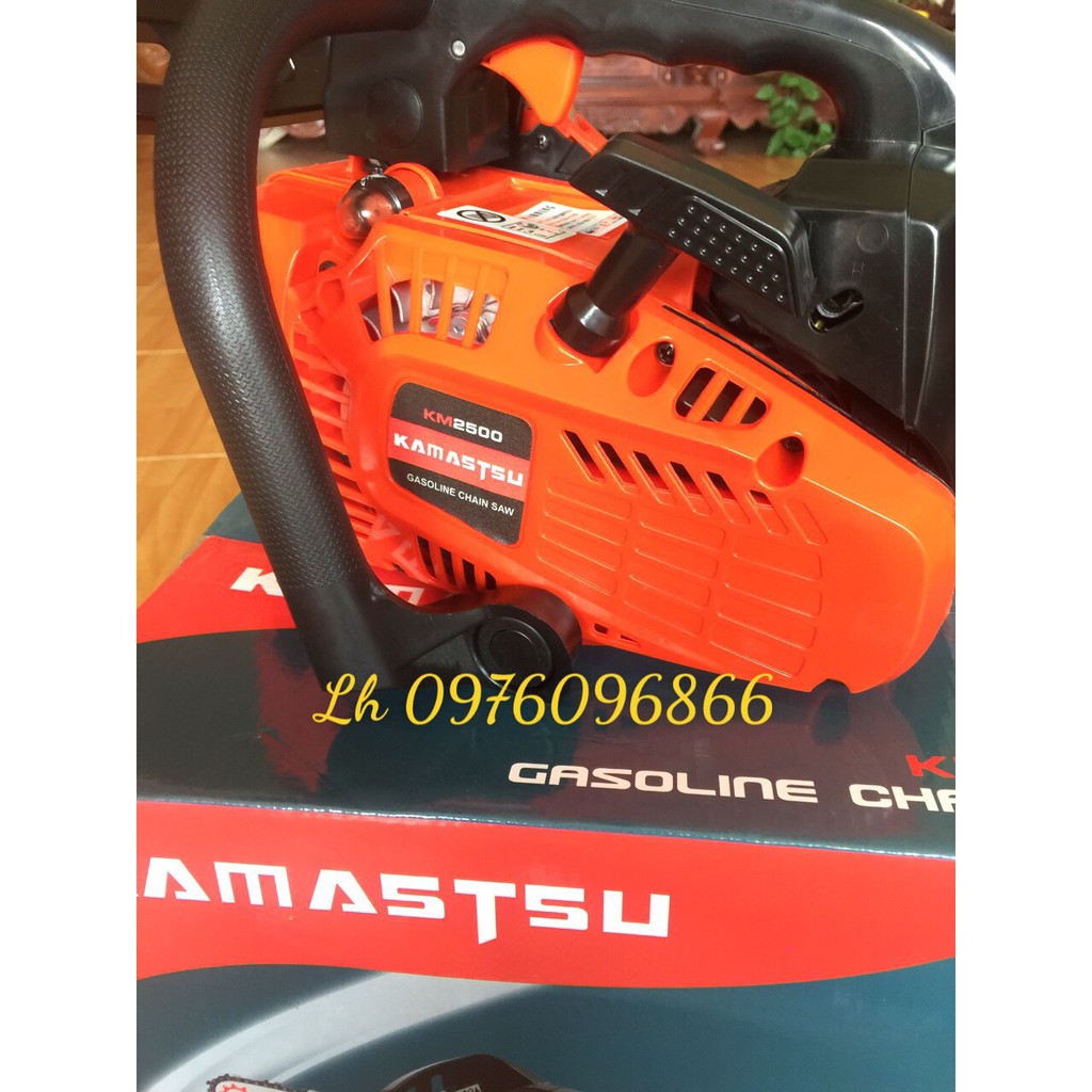 Máy Cưa Xích Chạy Xăng Kamastsu KM 2500 Cưa Mini,Cưa cụt Lam 30mm