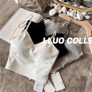 áo 2 dây nữ cúp ngực hai dây croptop cổ tim đi biển hàn quốc tiểu thư đẹp kiểu giá rẻ basic sexy siêu xinh có mút ngực trắng 3 màu đen ulzzang