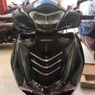 [Combo]-Mặt nạ SH 2017 kiểu MotoAir + 01 bộ tem vành +01 đôi ốc gương