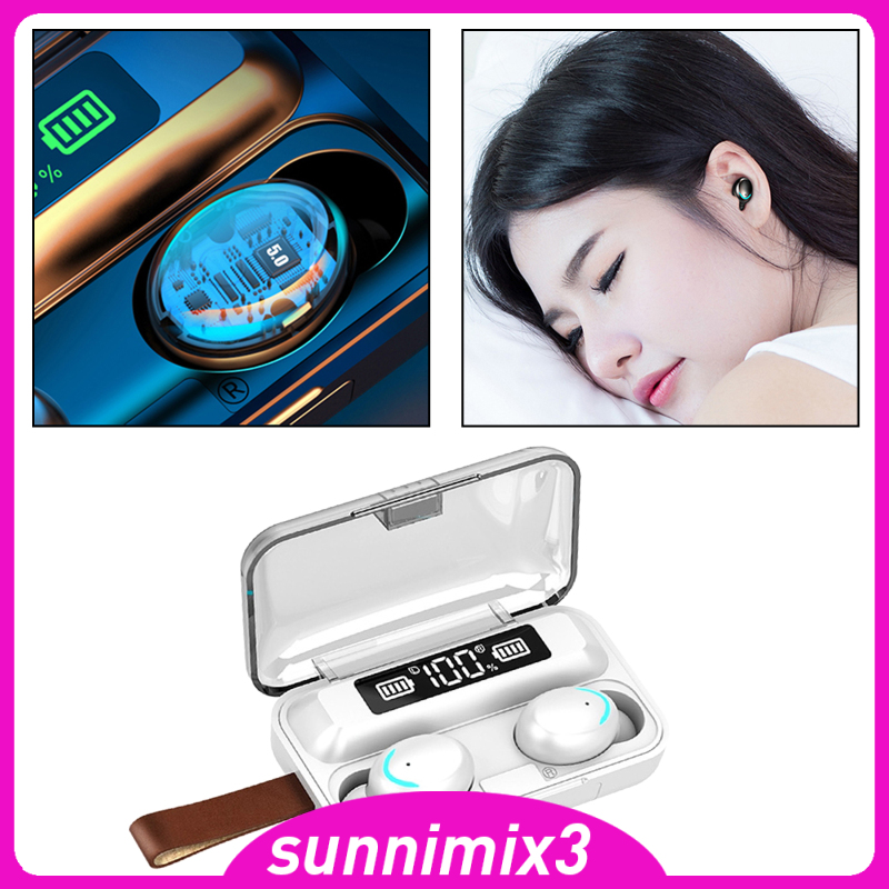 Tai Nghe Bluetooth 5.0 Không Dây F9-5 Tws 9d Âm Thanh Stereo Cho Ios / Android