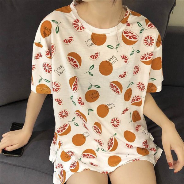 [Mã WA2710 giảm 10k đơn 99k] Áo Thun Nữ ? Set bộ cộc tay icon zoo SIÊU HOT ?