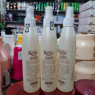 Xịt Dưỡng Tóc Kella Làm Mềm Tóc 250ml (màu trắng)