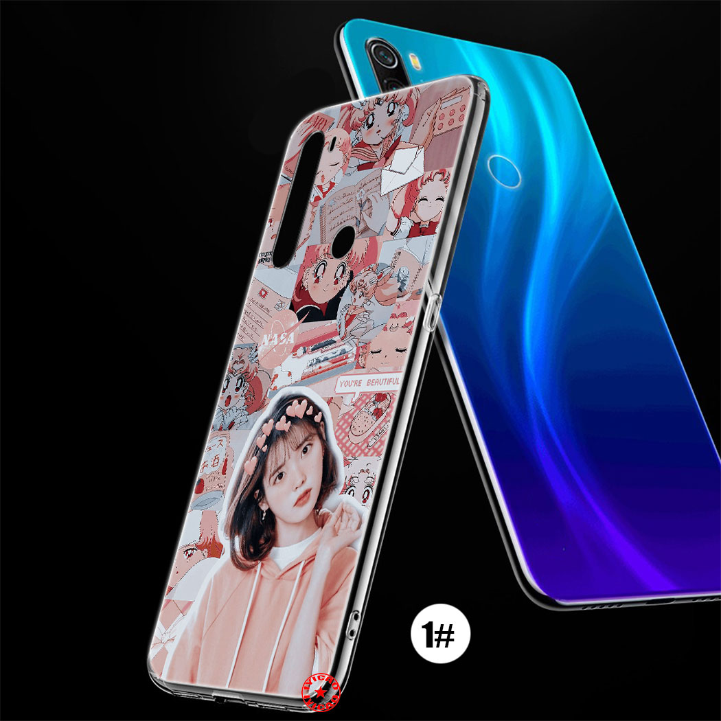 Ốp Điện Thoại Trong Suốt Họa Tiết Iu Lee Ji Eun 96hq Cho Xiaomi Redmi Note 6 7 8 9 Pro Max 8t 7a