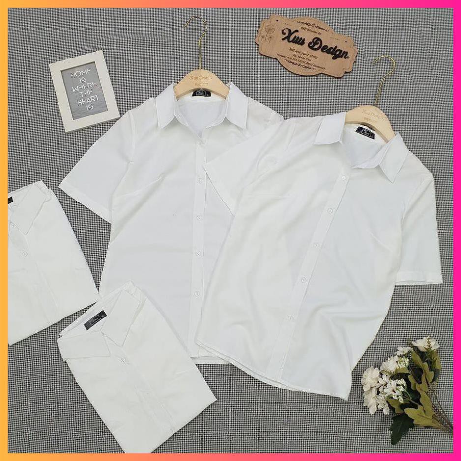 Sơ mi ngắn tay công sở, áo sơ mi nữ  MoonMy  Sơ Mi Nữ ngắn tay - Hàng Cao Cấp | BigBuy360 - bigbuy360.vn