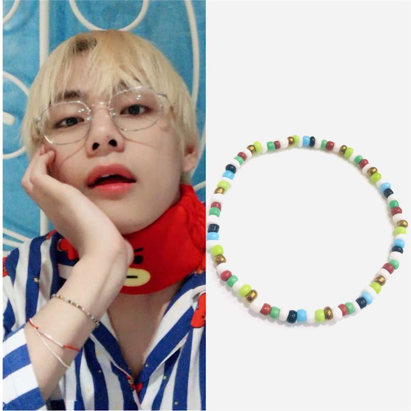 Bộ 500 hạt nhựa màu sắc làm vòng tay, trang trí thủ công