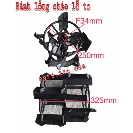 Bánh Lồng dầu Chéo 178=186 lỗ To bánh lồng máy cày