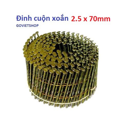 Đinh cuộn xoắn 2.5x70mm