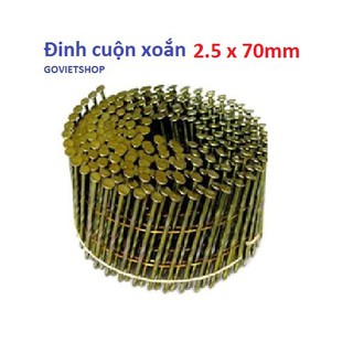 Đinh cuộn xoắn 2.5x70mm - cuộn 300 cây đinh