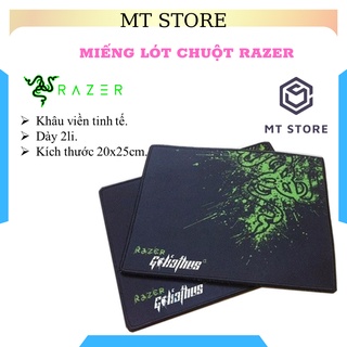 Miếng lót chuột, pad chuột, bàn di chuột chất lượng Razer 20x25cm