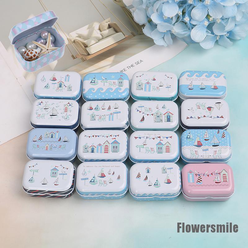 Hộp Thiếc Đựng Đồ Đa Năng In Họa Tiết Xinh Xắn