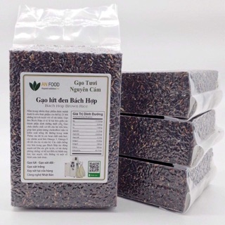 Gạo Lứt Đen Bách Hợp( 1kg/1tui hút chân không, hàng mới nhất)