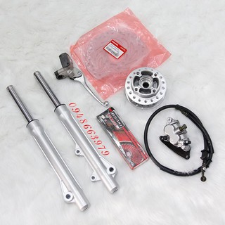 Bộ thắng đĩa trước gắn wave 100