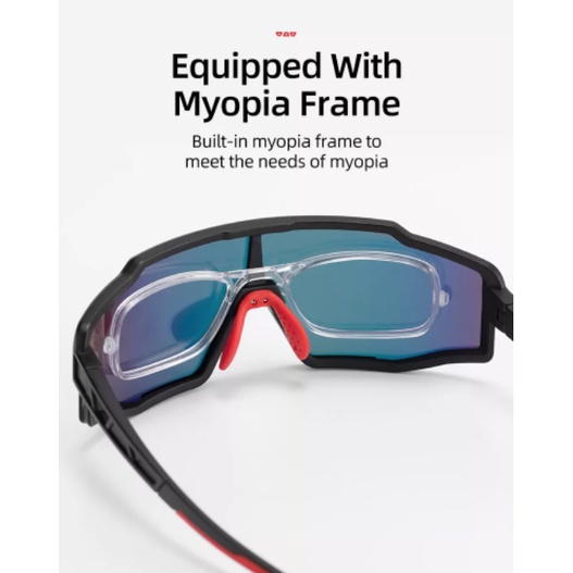 Rockbros Kính phân cực đạp xe, chống tia uv, kính đạp xe, kính mát đạp xe MTB