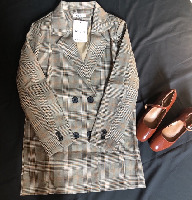 (ÁO FORM RỘNG) Áo blazer kẻ - ORDER | BigBuy360 - bigbuy360.vn