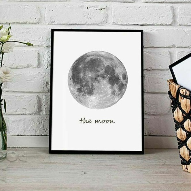 Tranh canvas The Mon 30x40 kèm khung