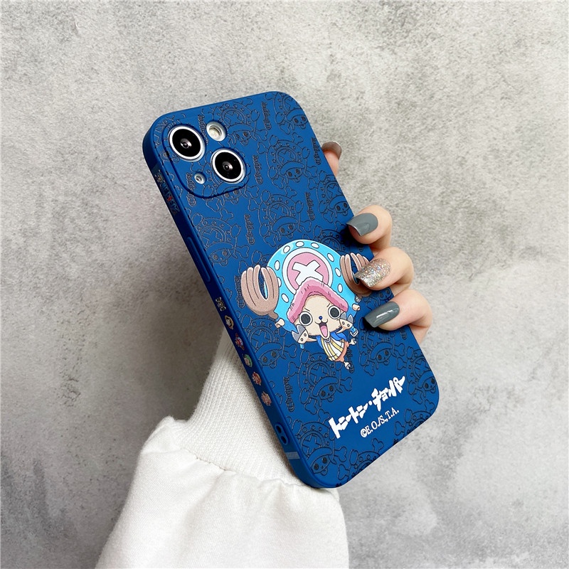 Ốp Điện Thoại Silicon Mềm Chống Sốc Hình Hoạt Hình One Piece Luffy Zoro Cho iPhone 13 pro max 11 12 pro max x xs max xr 7 8 plus 6 6s
