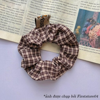 Srunchie, Dây Cột Tóc/ Buộc Tóc Tone Màu Vintage Cổ Điển