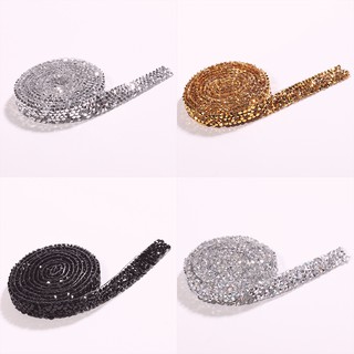 1 Cuộn băng keo đính đá resin lấp lánh trang trí giày thủ công