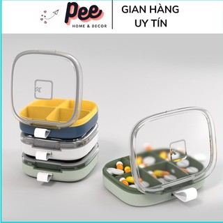 Hộp đựng thuốc mini chia ngăn tiện dụng chất liệu tốt - Peehomedecor
